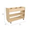 Flash Furniture Birch Plywood, 100 lbs Load Capacity, 16" L, 31" W, 24.5" H MK-KE24145-GG - alternate 2